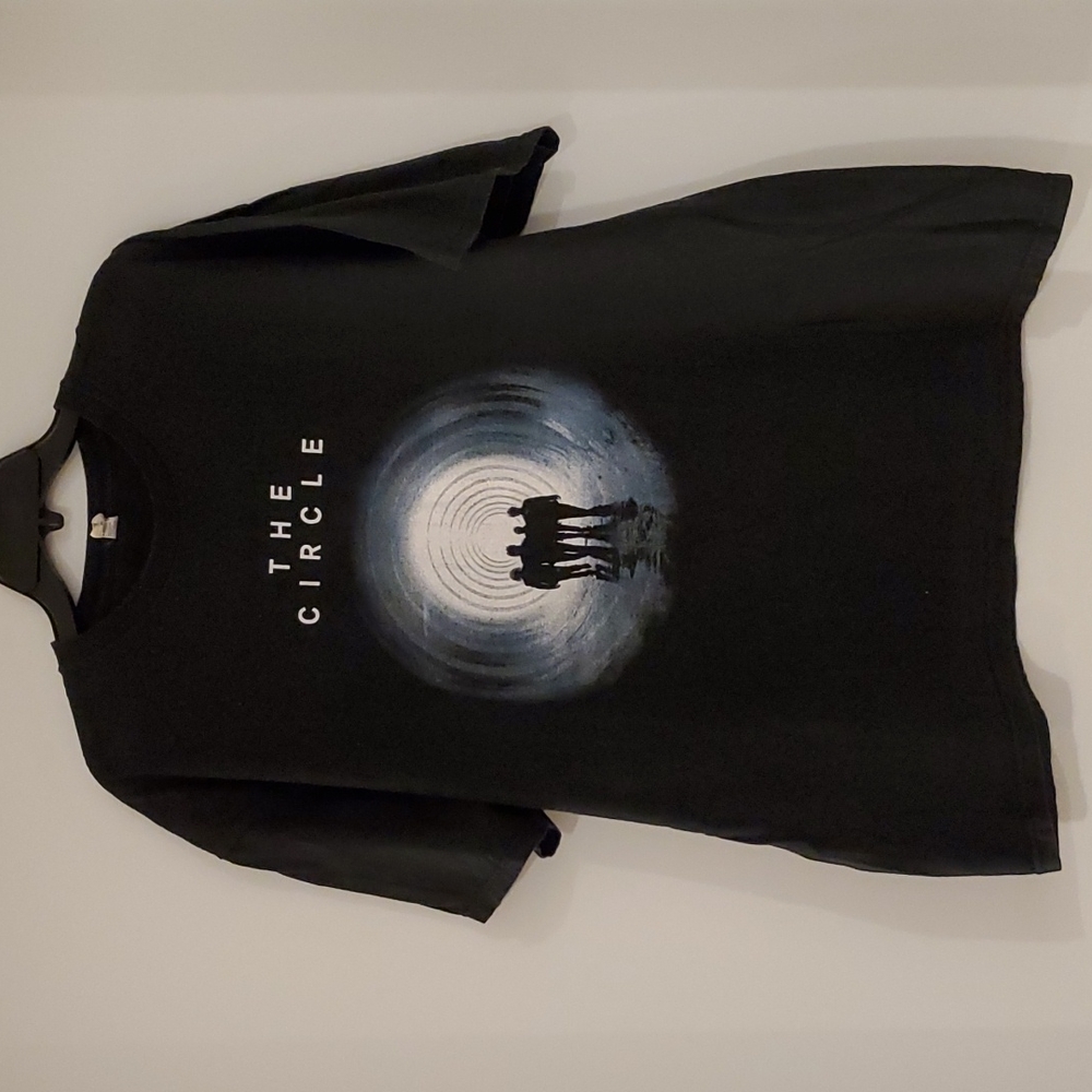 Bon Jovi The Circle Tour 2010 graphic concert tee XL dates on back HTF Women